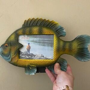 Fish Photo Frame - Yellow and Green